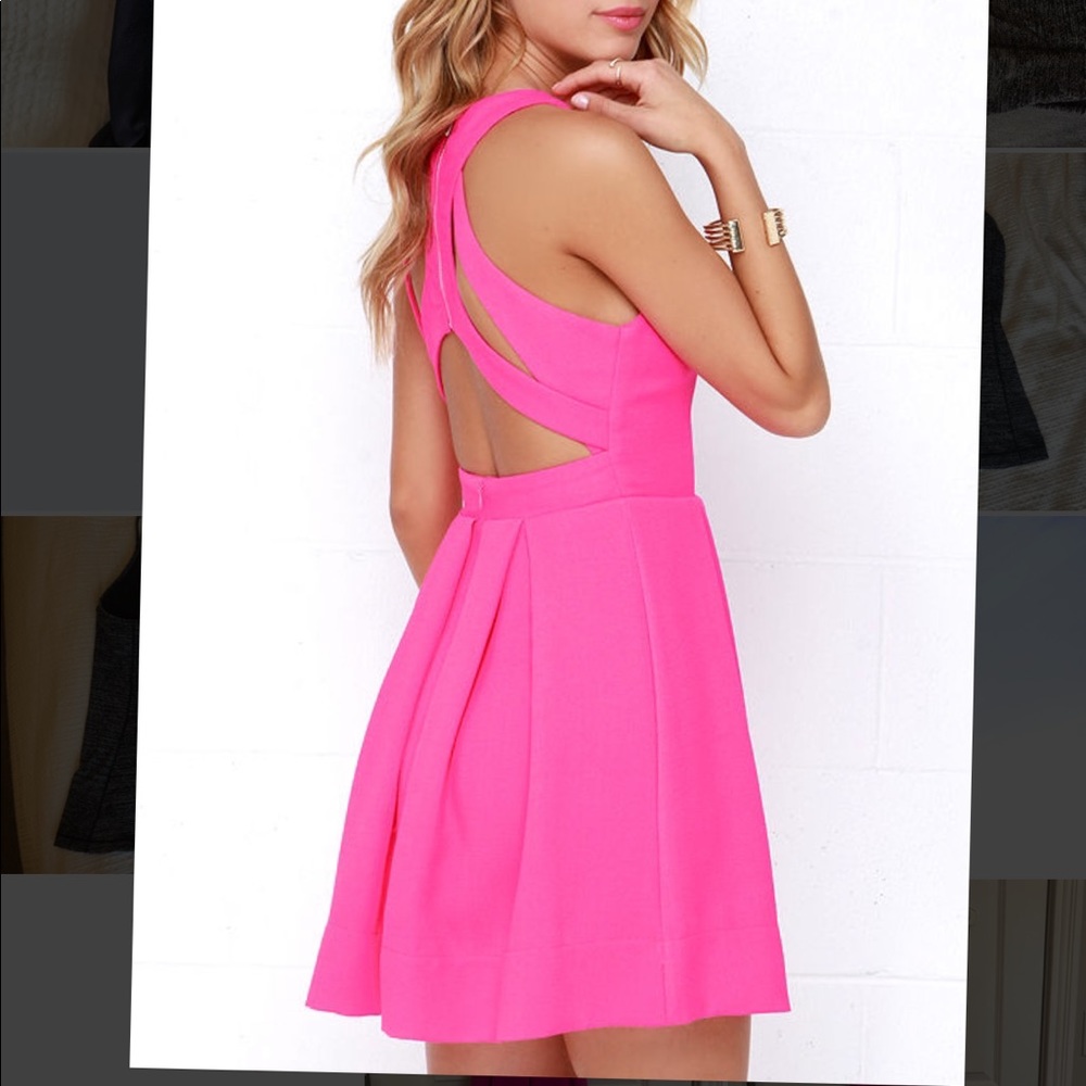 Lulus Neon Pink Dress